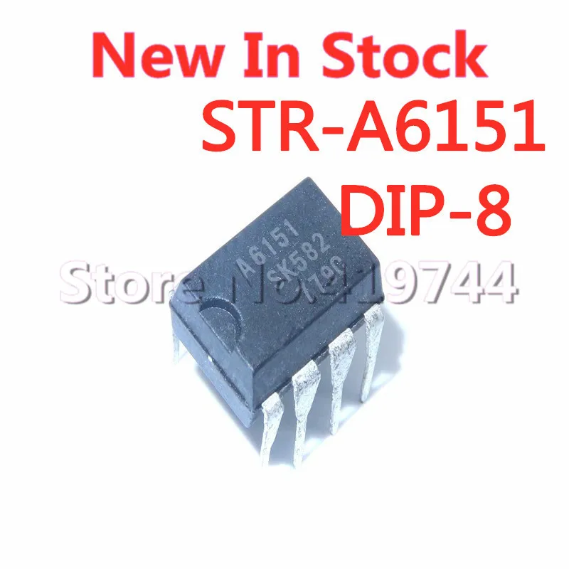 5PCS/LOT STR-A6151 A6151 DIP-8 DIP-7 LCD power management chip In Stock New Original