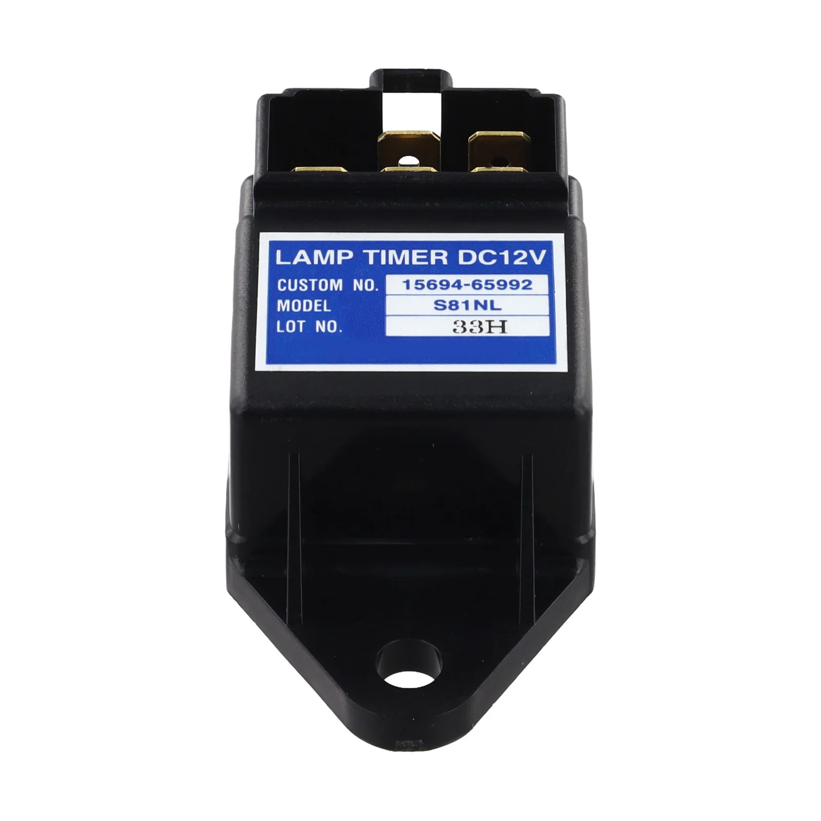 15694-65990 Glow Lamp Timer ABS And Metal Construction Threaded Interface Reduces Cold Start Time For Kubota Engines