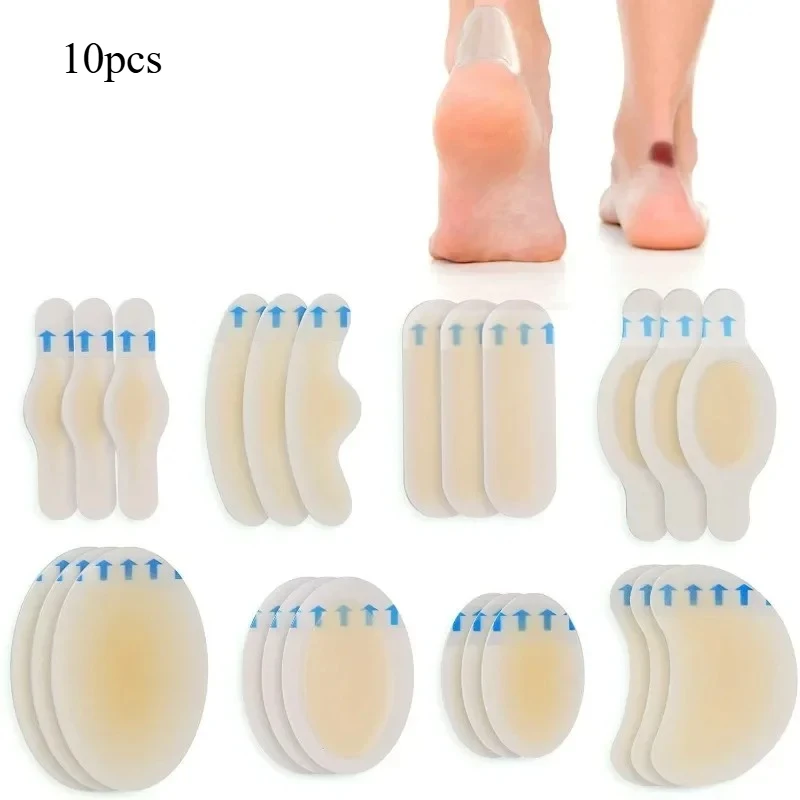 

20pcs Silicone Shoes Sticker Foot Anti Abrasion Foot Heel Patch Feet Blister Abrasion Protective Patch Pain Relief Heel Patches