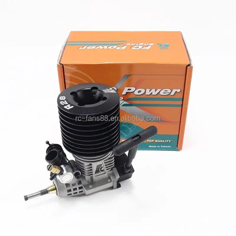 2026 Hot FC 28 Nitro Engine 4.58cc Pull Starter Rear Exhaust for Thor KM 1/7 Rc Car 1/8 Off-road Buggy Truggy Monster Truck Gift