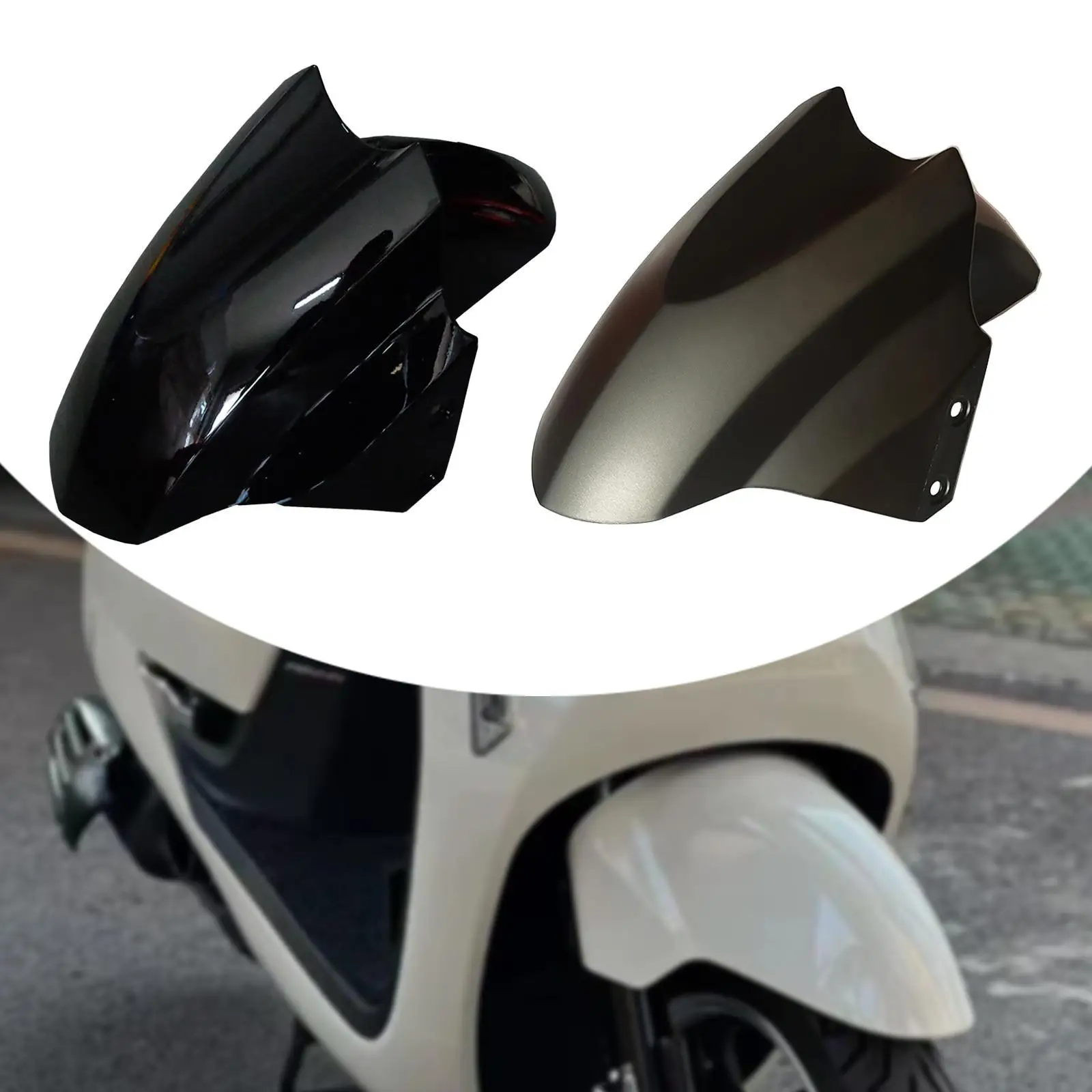 Protector de guardabarros delantero para bicicleta eléctrica, grueso, resistente, multiusos, fácil instalación, piezas de repuesto profesionales, guardabarros