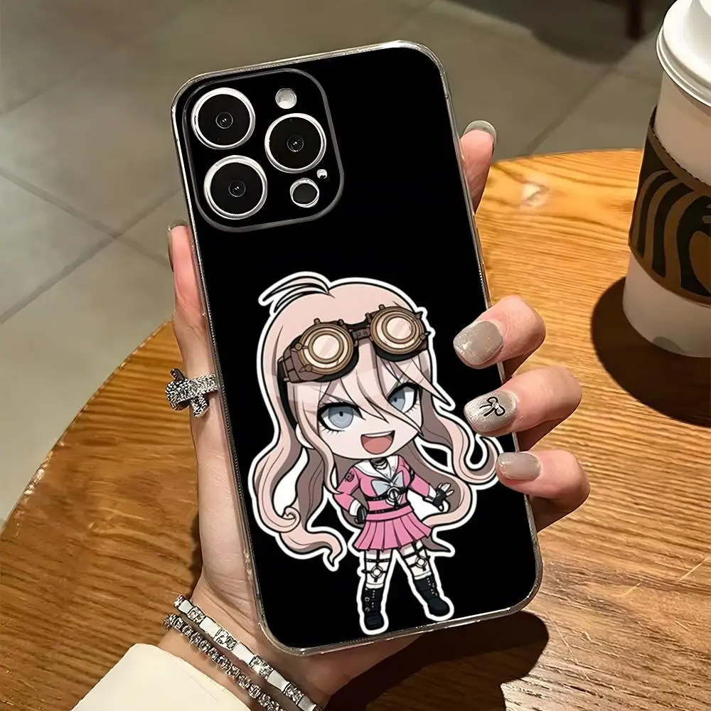 Miu Iruma Phone Case For Iphone 15 Pro Max 14 16 Plus 11 12 Mini 13 Pro 7 8 X XR XS SE Transparent Back Cover