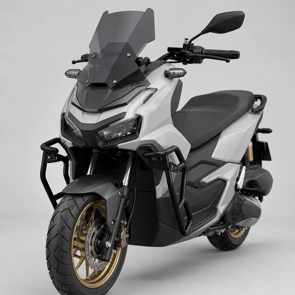 Honda ADV160 Motorcycle Carbon Steel Bumper 2021-2025modified Accessories Body Anti Fall Safety Bumper Anti-collision Bumper