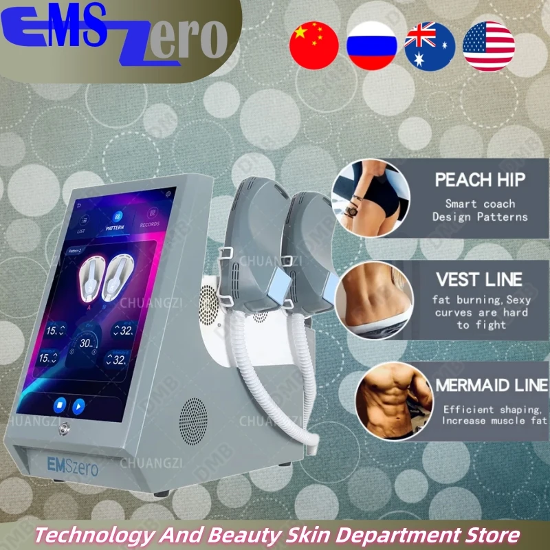 Emszero Dls 6500W Nova 15 Tesla Large Screen EMS Body Sculpt Machine Shaping Muscle Reducing fat Postpartum Repair Machine