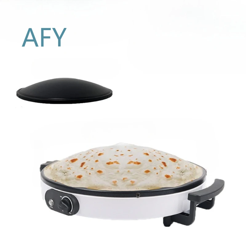 Commercial Electric Pancake Maker for Naan Flatbread Sandwich Breakfast Cooking 220V 110V Dual Voltage Griddle Machine for