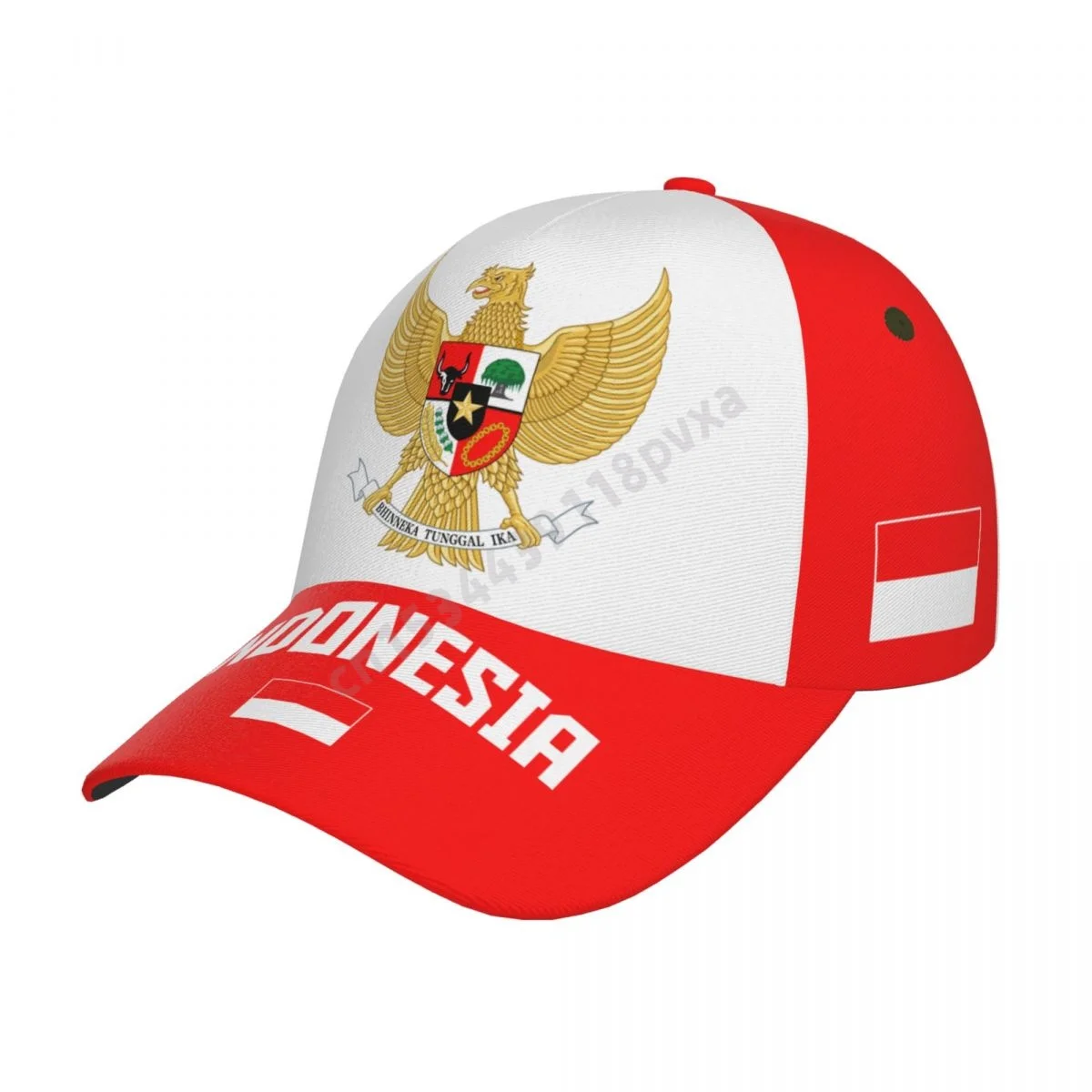 

Unisex Indonesia Flag Indonesian Adult Baseball Cap Patriotic Hat for Baseball Soccer Fans Men Women