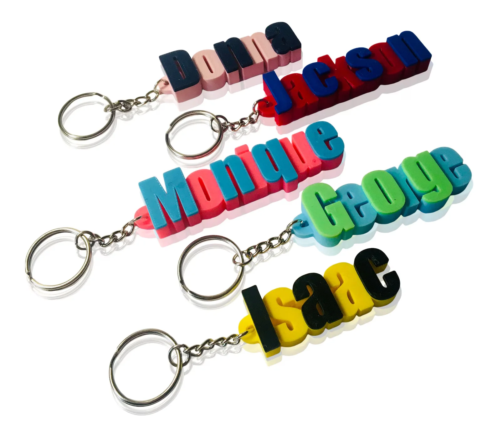 Custom Name Acrylic Keychain - Personalized Backpack Lunch Box Tag Purse Ideal Birthday Wedding Anniversary Gift