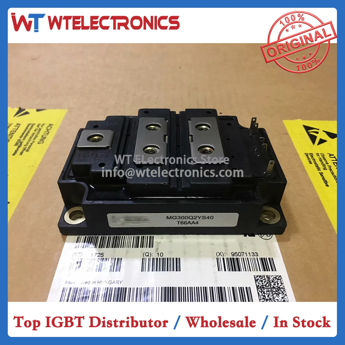 

Genuine MG300Q2YS40 IGBT Module MG300Q2YS40