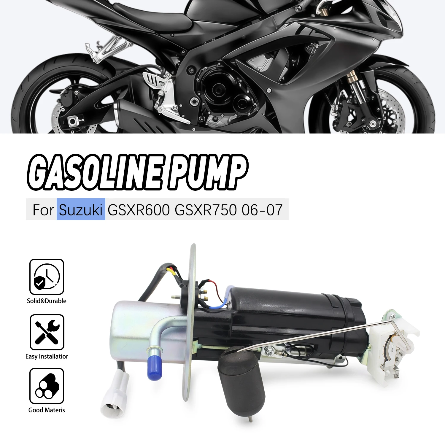 

Топливный насос в сборе 1510001H00 для мотоциклов Suzuki GSX-R 600 700 GSXR750 2006-2007