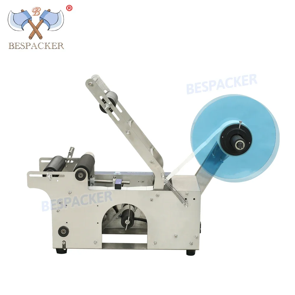 Bespacker XT-50 manual shrink sleeve round sticker labeling printer machine/bottle label machine