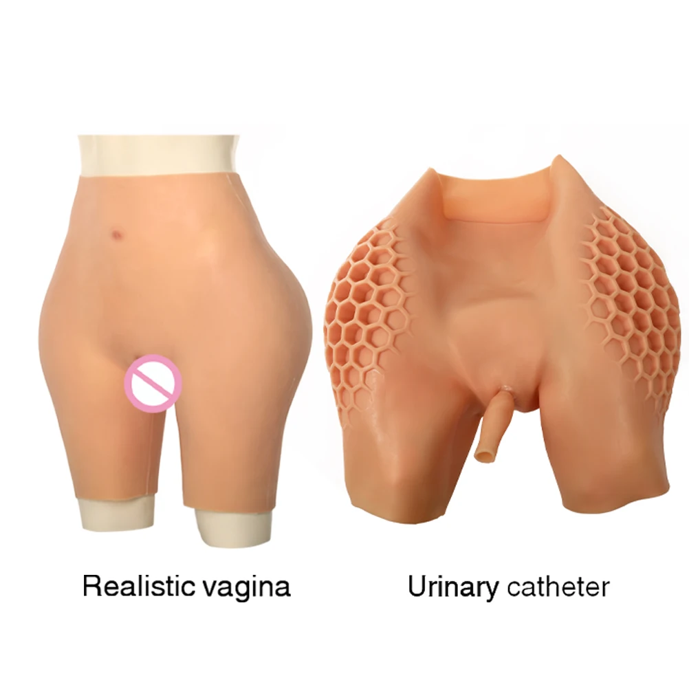 Dokier Fake Vagina Lift Buttocks and Crotch Pants New Honeycomb Lifting For Cosplay Crossdresser Transgender Shemale