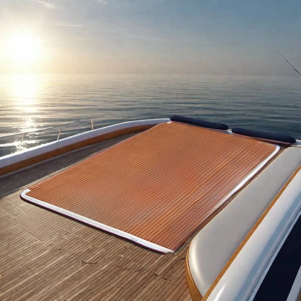 High quality PVC teak water leisure inflatable platform jet ski marina floating island yacht repair marine occasions