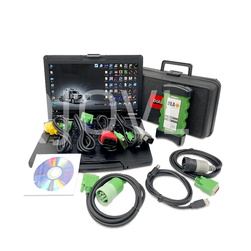 

Heavy-duty truck diagnostic scanner | JPRO DLA+ compatible | Laptop with pre-installed multi-brand software suite