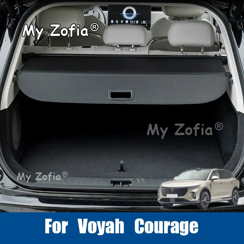 

Retractable Car Trunk Cargo Cover Heavy Duty Sun Protection Privacy Shield Interior Accessories For Voyah Courage 2025 2026