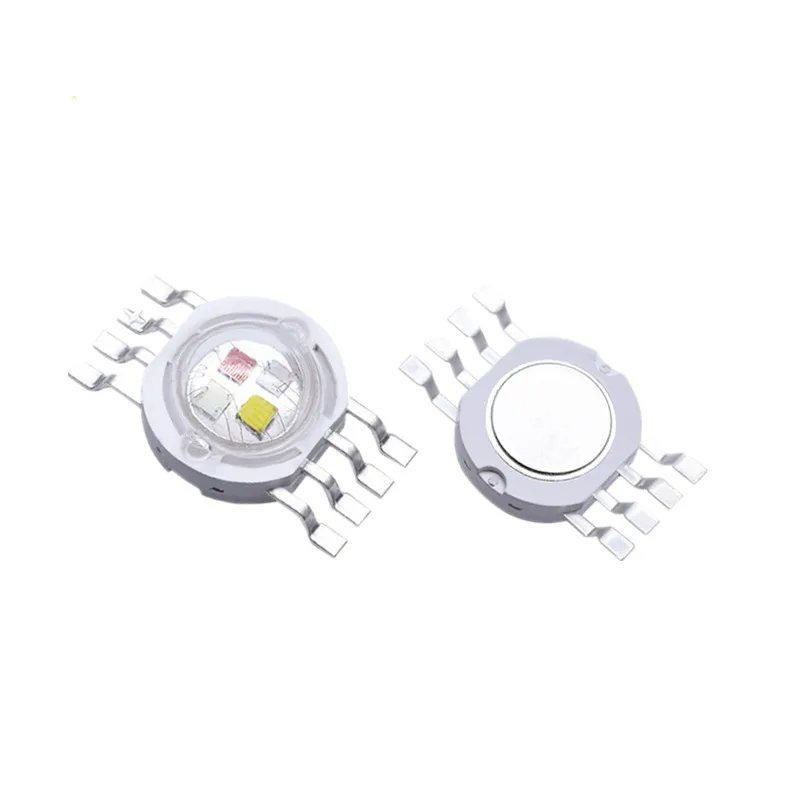 50pcs 12W RGBW LED chip High power Lamp bead 4*3W RED GREEN BLUE WHITE 6000k 8pins 700mA/700mA 45MIL