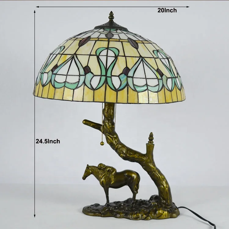 Style Double Head Coffee Table Lamp with 20