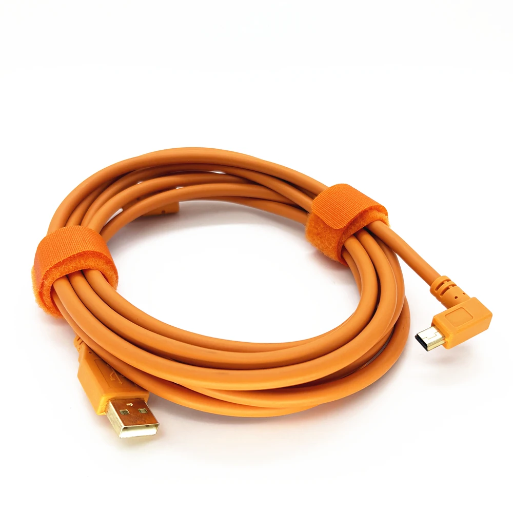 3m USB / Type-C to Mini USB Live Stream Tether Cable for Canon 6D 5D Mark II III 7D Camera PC Youtube Capture One IFC-200U USB-C
