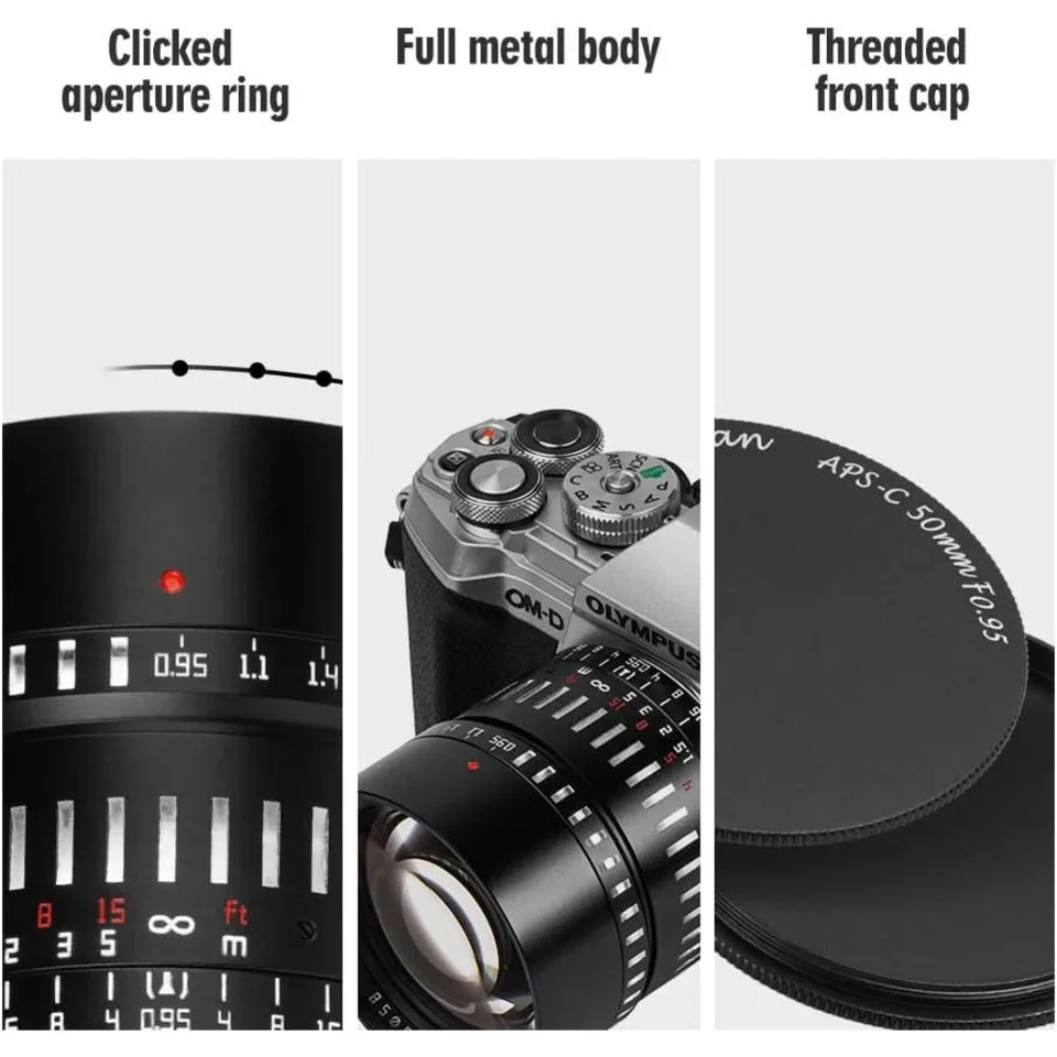 TTARTISAN 50mm F0.95 マニュアルレンズ ソニーEマウント