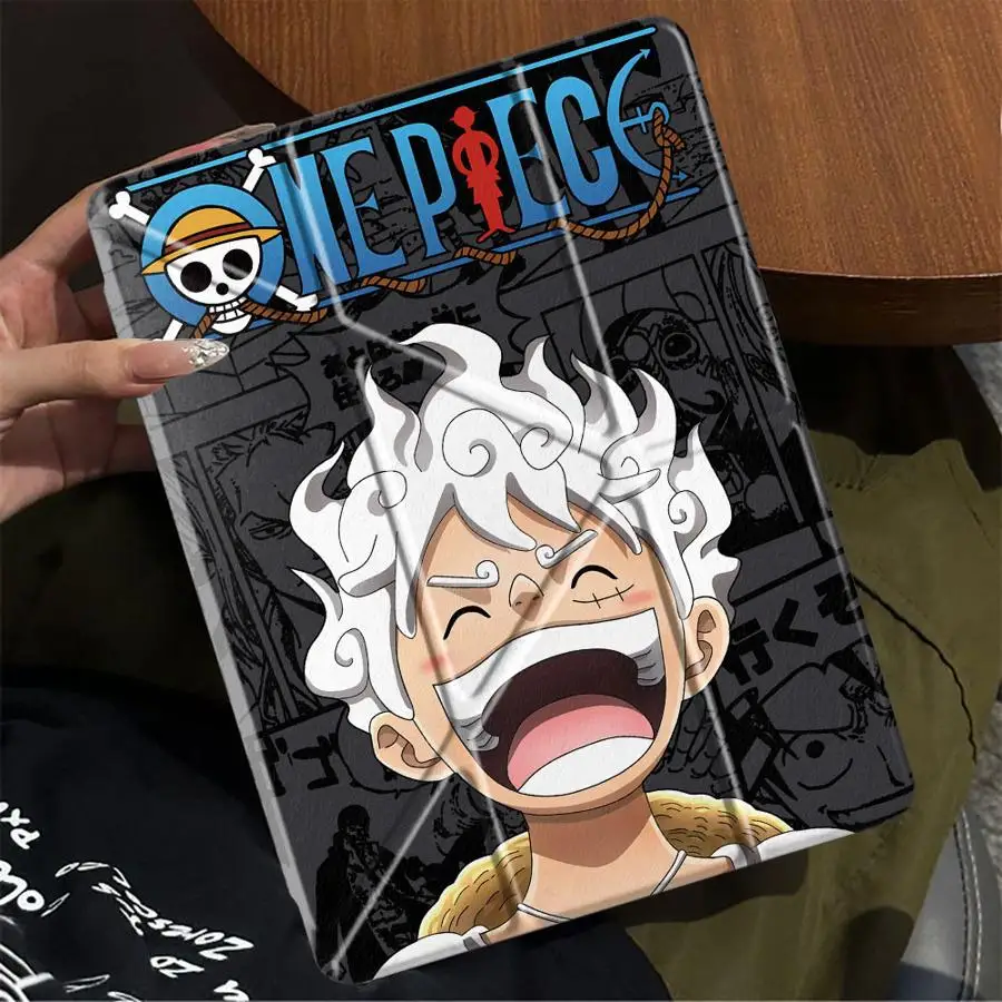 

Чехол-подставка O-OneS P-ieceS Luffy 5 Gear Holder для планшетов iPad Mini 6, 7, Pro 11, 10, 9, 8, 7, 12.9 дюймов Pro 2025, Air 4, 5, M3, M2