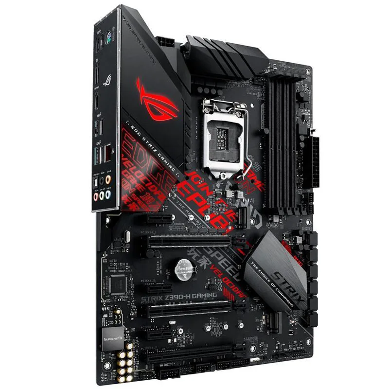 ASUS-ROG Placa-mãe de jogos, Strix Z390-H, Intel 8ª e 9ª geração, ATX DDR4 DP HDMI, M.2 USB 3.1, LAN Gigabit Gen2, LGA1151