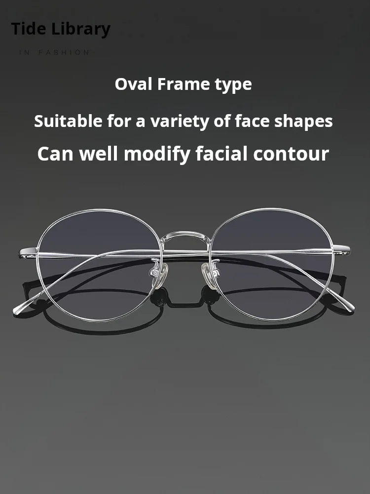 MOMOJA hommes titane lunettes montures rondes montures de lunettes femmes mode marque de luxe concepteur Prescription lunettes M1644