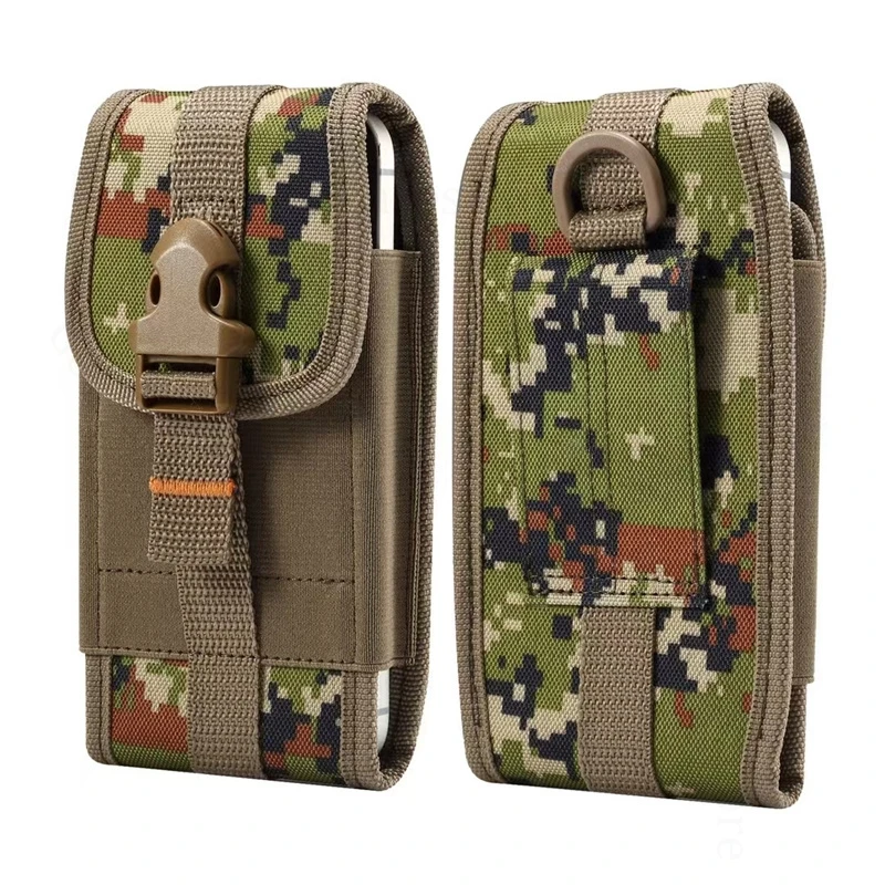 

For ZTE nubia Z70S Ultra Camouflage Waist Bag Phone Pouch Nubia Z70 Z60 Z50 Ultra Belt Card Phone Case nubia Z60 S Z40 Z50S Pro