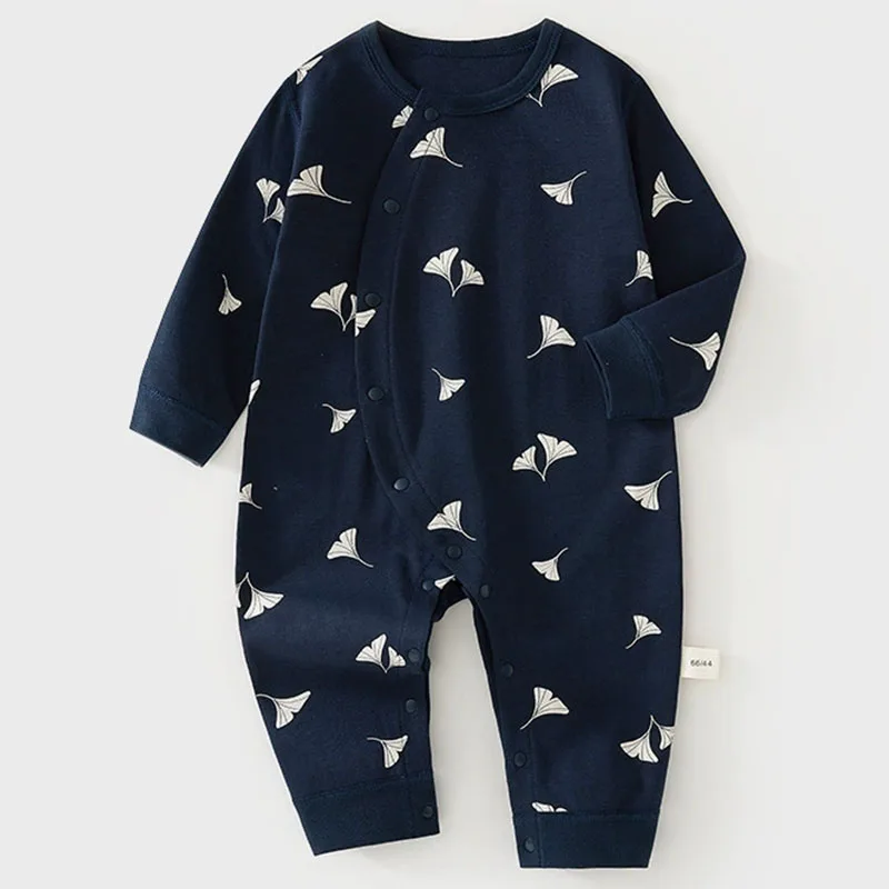 Spring Autumn Clothings Newborn Girls Clothes Casual Fashion Cute Print Cotton Long Sleeve Jumpsuits Toddler Boy Outfits B289