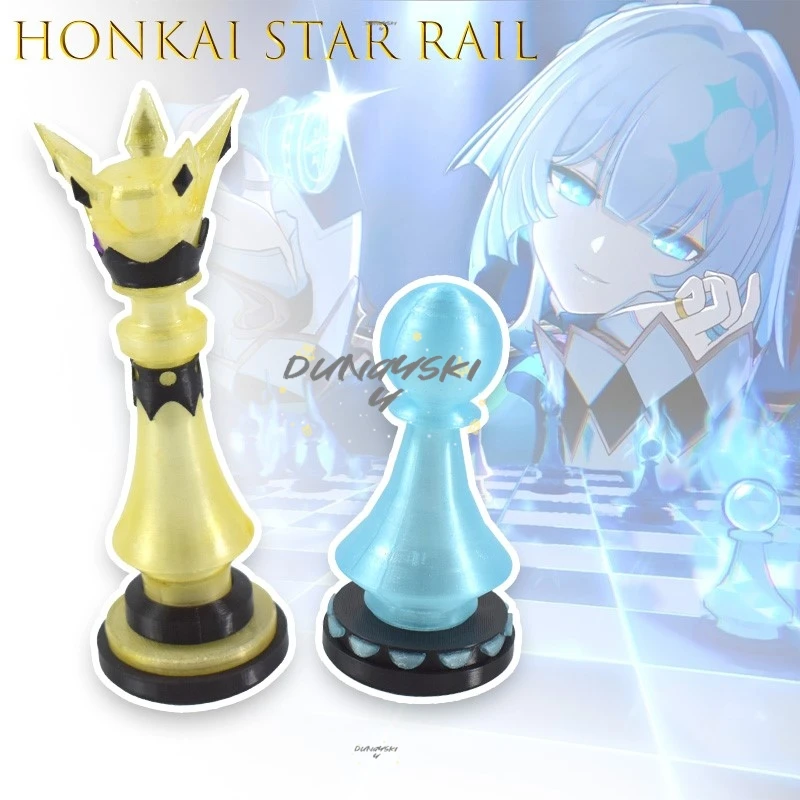 Cerydra Cosplay Prop Honkai Star Rail Chess Piece Stamp The Burning Crown Accessory Square Garden Landscape Decoration Merch