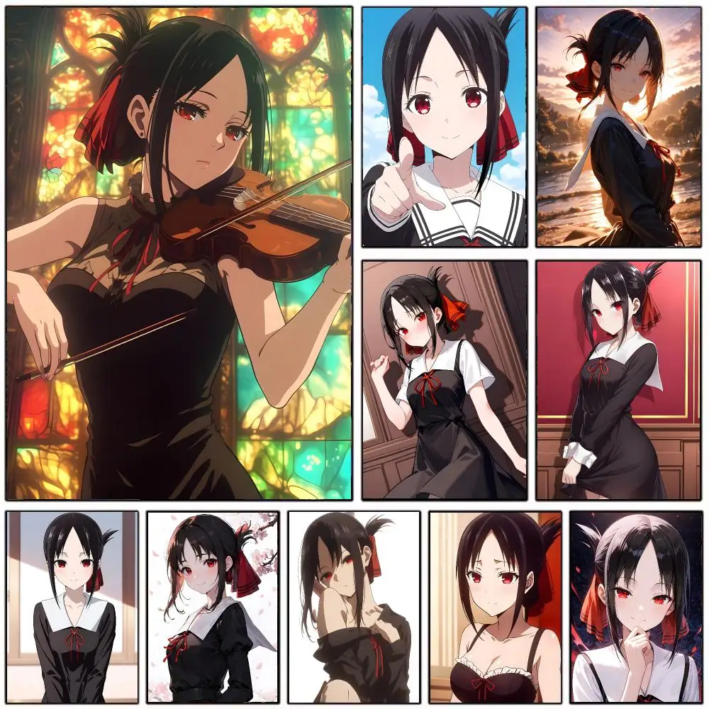 Clever Anime K-Kaguya sama Love is War Poster Wall Art Print Decorative Mural Home Decor Gift Unframed