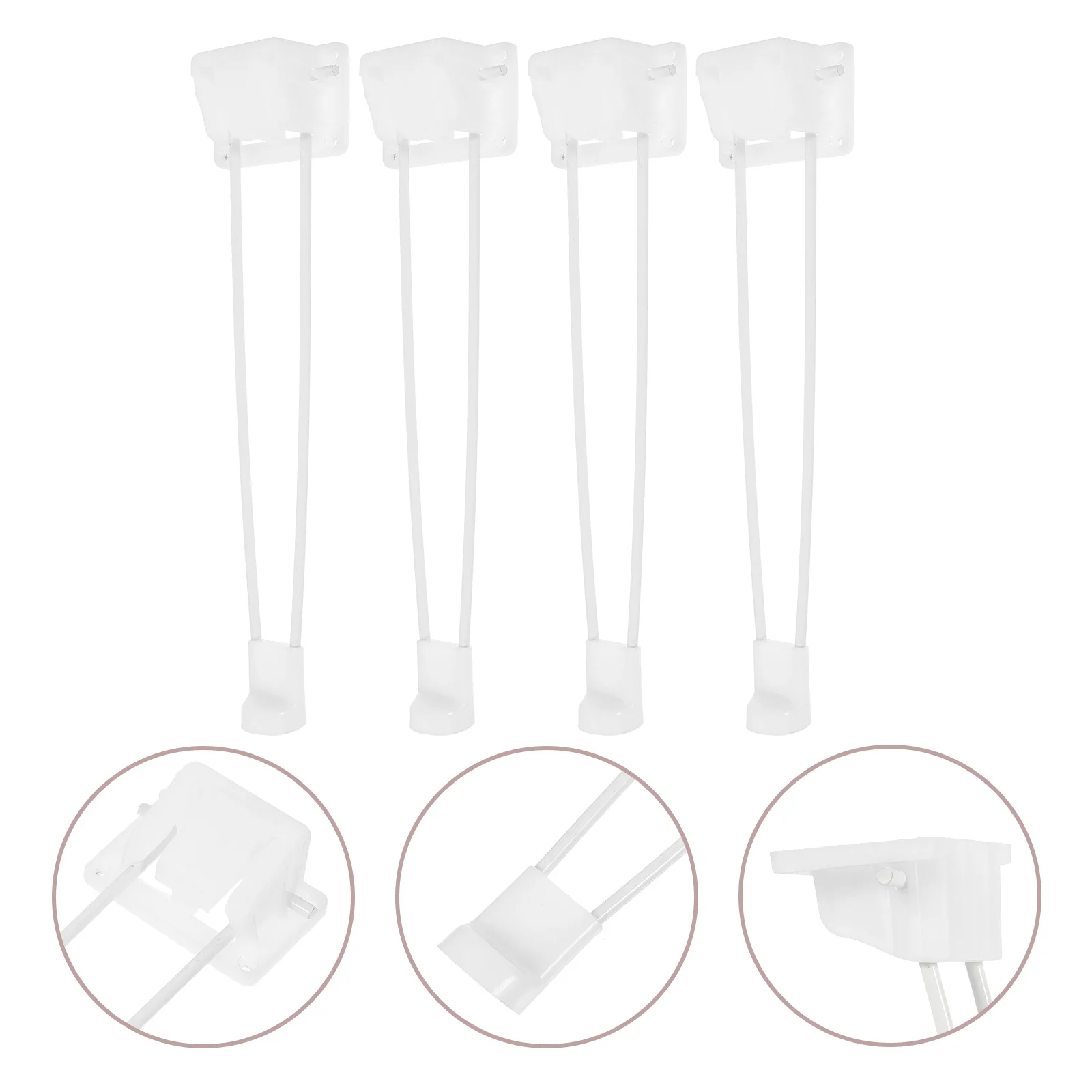 

4pcs Folding Hairpin For Coffee Metal Legs For Leaf Table Leg Foldable Desk Legs Rv Table Furniture Hardware