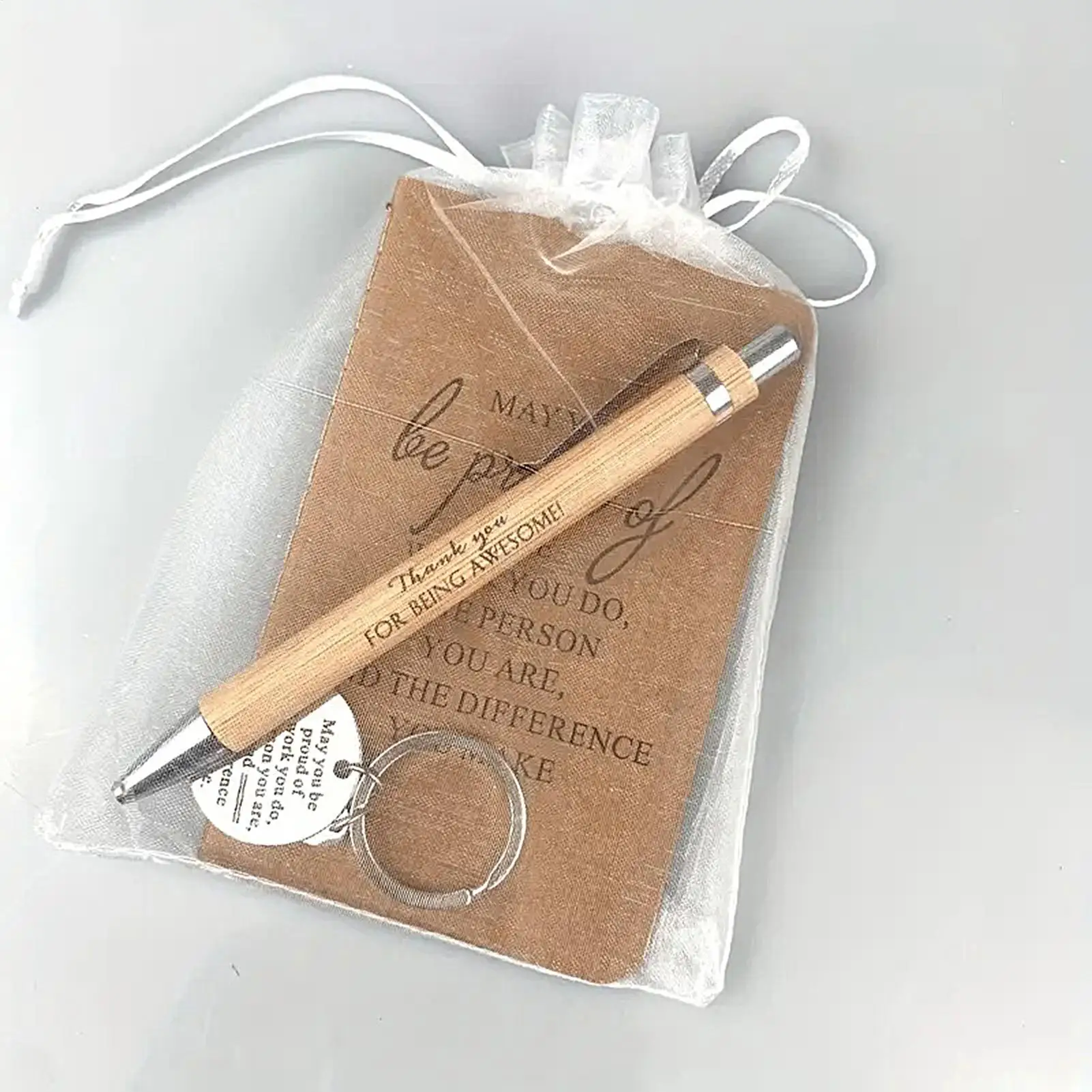 Appreciation For Employees Notebook Keychain Pen Appreciation Favors May You Be Proud Of The Work You Do For Office Coworkers