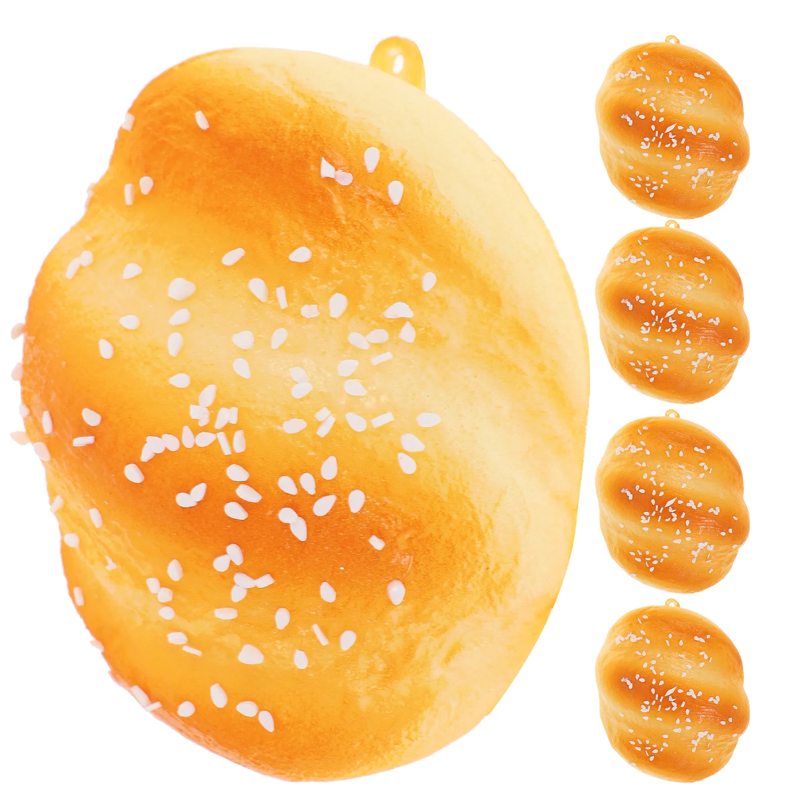 

6 Pcs Toy Bread Model Cake Shop Decoration Pastry Photography Child Stage Property