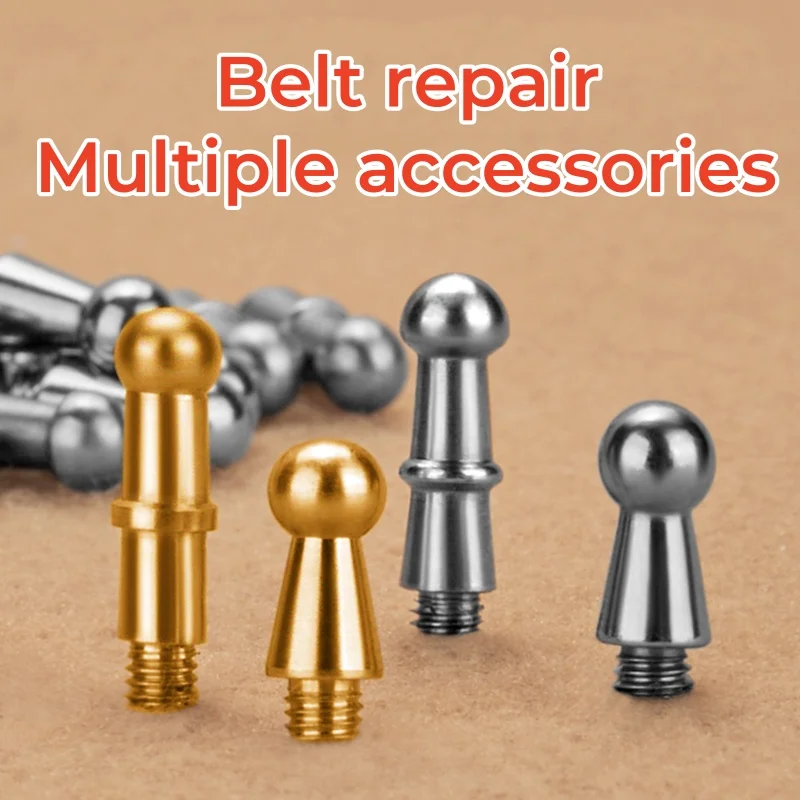 DIY 가죽 벨트 수리 액세서리 버클 나사 남성용 자동 버클 플레이트 리벳 핀 허리 벨트 고정 핀