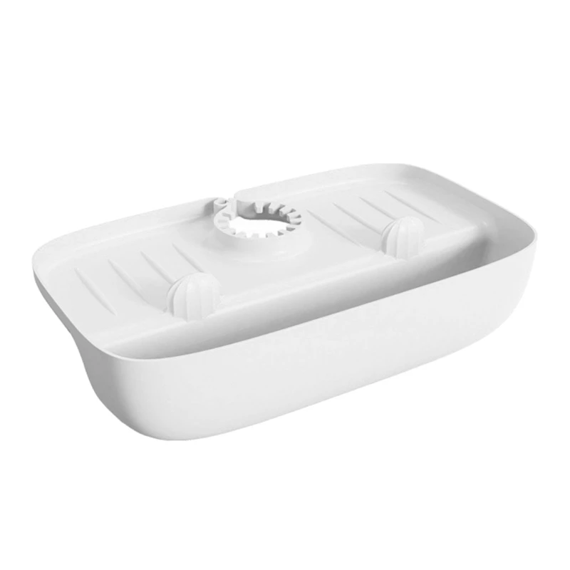 Dụng cụ tổ chức bồn rửa chén bằng PP chắc chắn với giá đỡ miếng đệm thoát nước vòi Dropsale