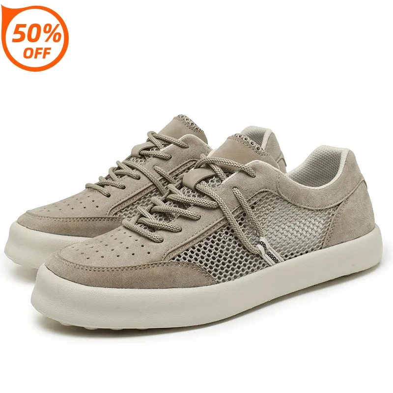 

2026 Leather Sneakers For Man Genuine High Quality Oxford Outdoor Italian Black Jogging Seakers Designer Office Dress