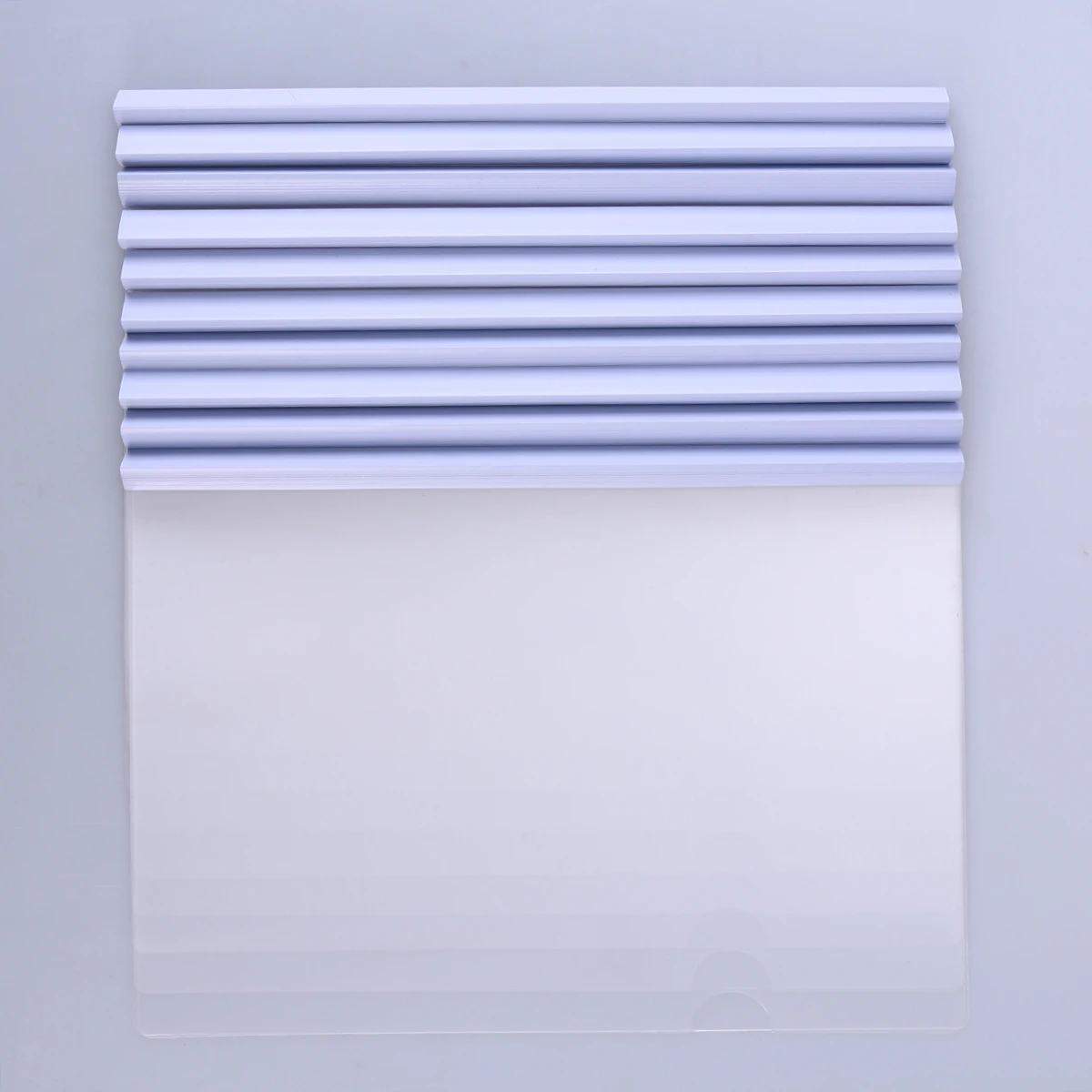 

10pcs Transparent File Folders Sliding Bar Holders A4 Report Covers For Documents Papers Music Books School Office Home Use High