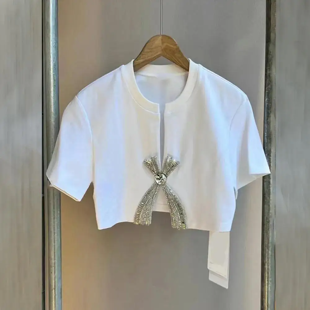 

Women's Color T-irt Sequin Bow Top ort Home Cotton Blend Fabric Batobe Skirt without Brand Other G 77% Cotton 23% ...