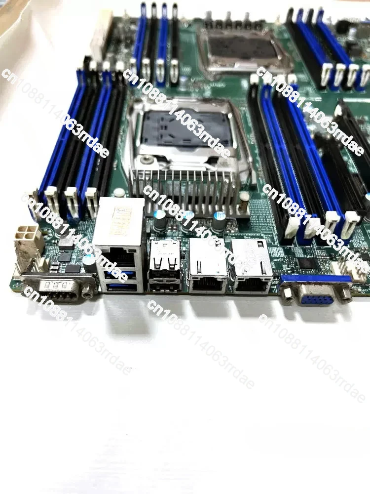 Disassemble Ultra-Micro X10DRG-Q Dual-Channel X99 Mainboard 4-Channel GPU Graphics Card Deep Learning