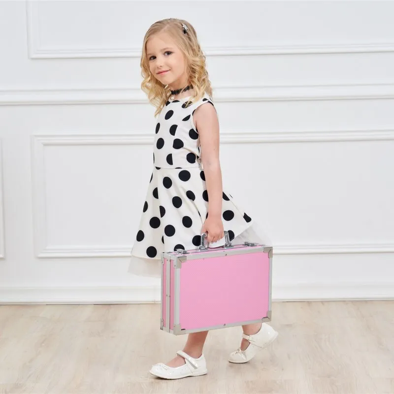 200Pcs Brush Crayon Painting Set Children's and Elementary School Supplies Painting Watercolor Pen Aluminum Box Sturdy