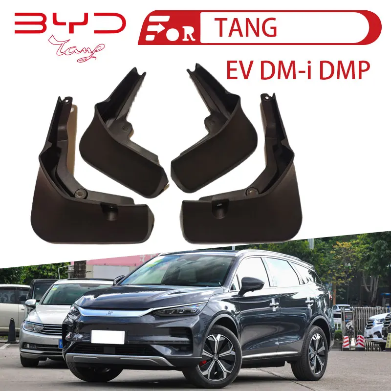 

4PC Mudguards for BYD Tang EV DM-i DMP 2018~2022 2021 Accessories Mud Flaps Anti-splash Guards Fender Rear Wheel Car Styin