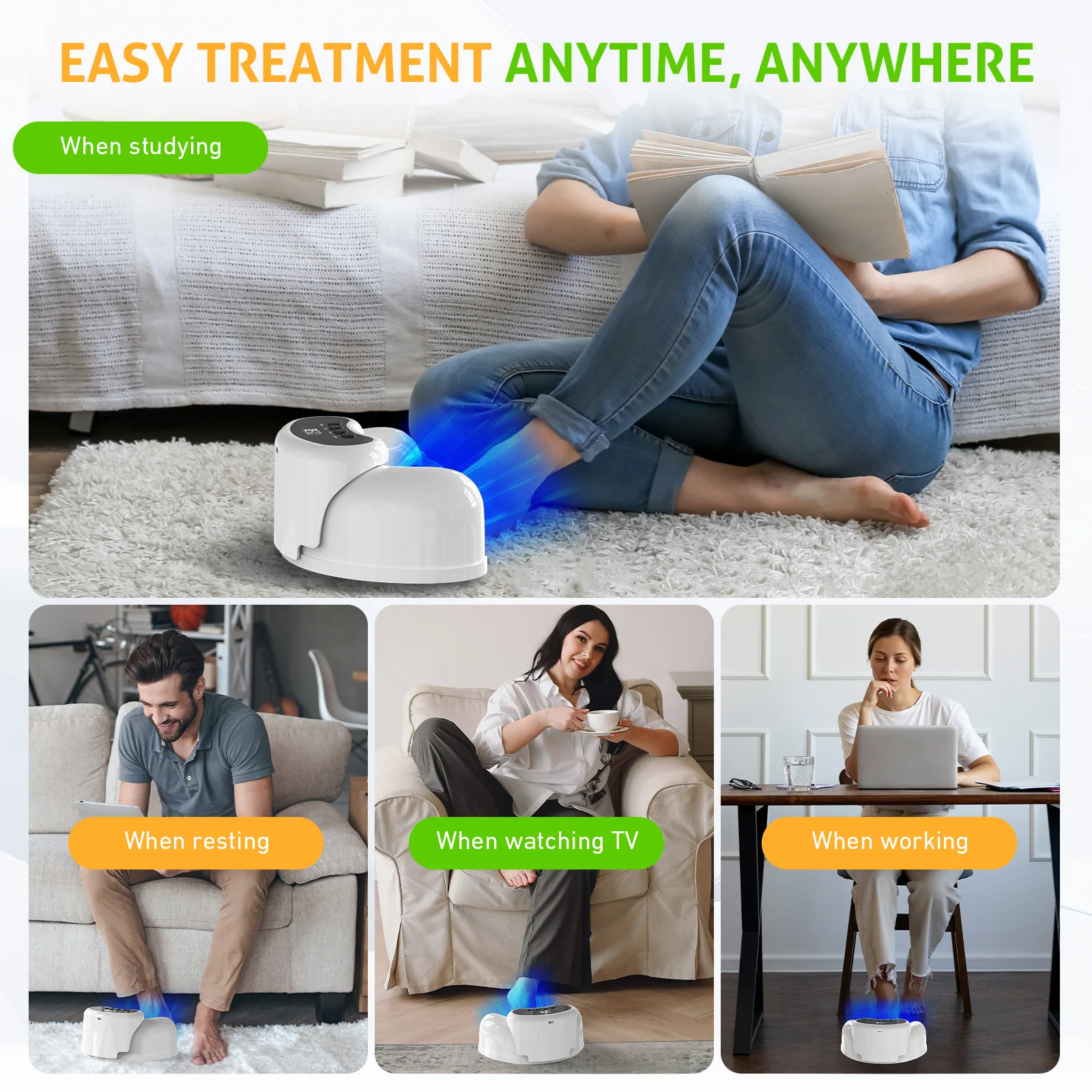 New Nail Fungus Laser Treatment Device 470nm Blue Light 905nm Invisible Infrared Light Dual-Wave Therapy for Onychomycosis - view 6