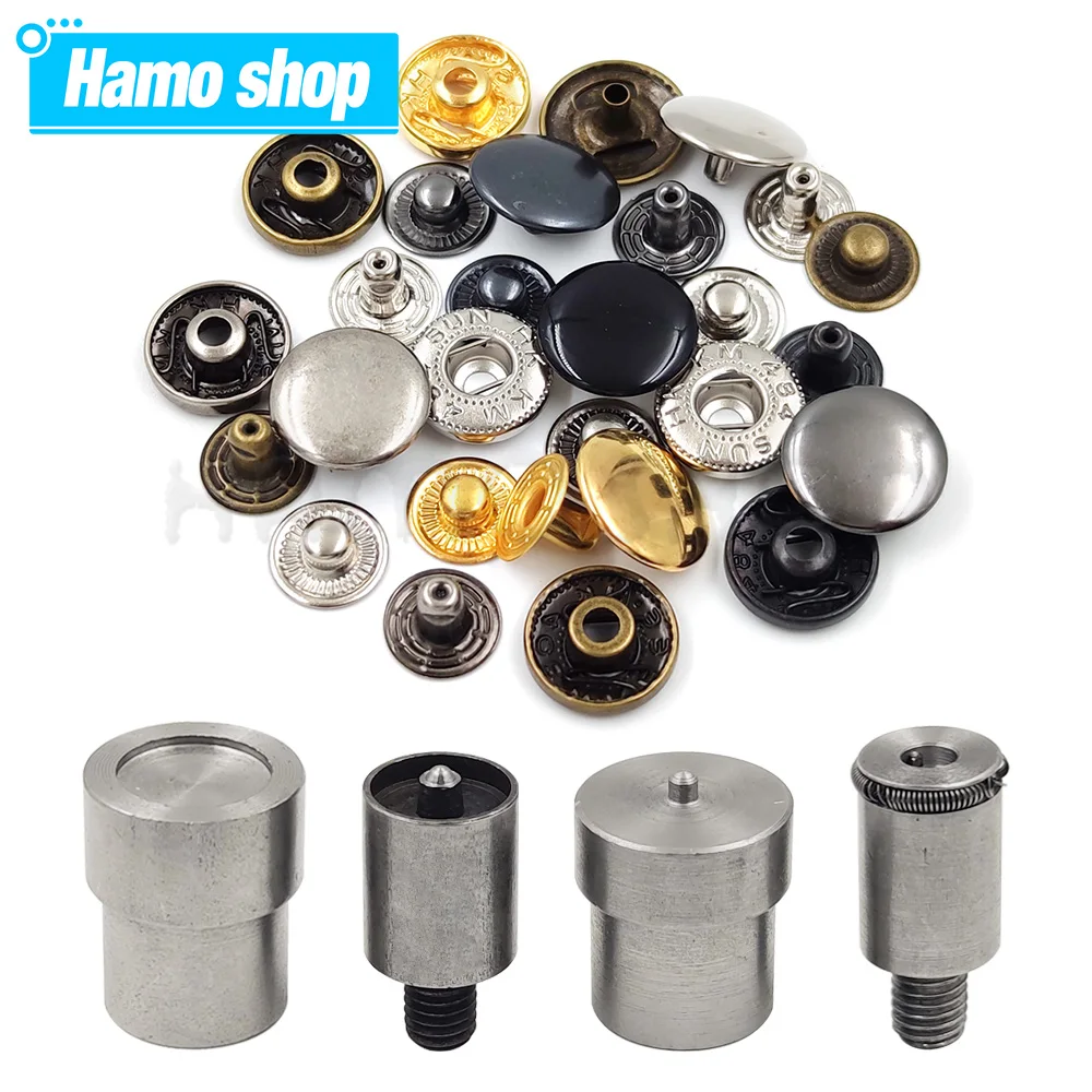 Snap Fastener Mold Snaps Buttons Dies Metal Installation Mould Press Dies For Hand Press Machine Installation Tools Machine