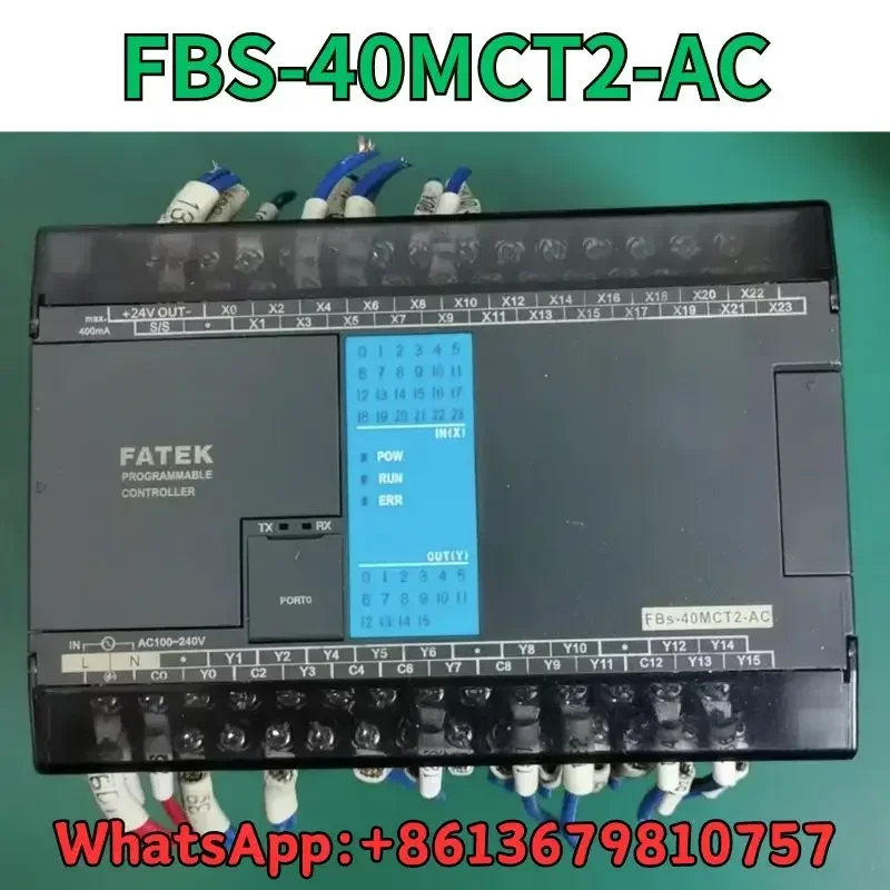 

second-hand PLC FBS-40MCT2-AC FBS-40MAT2-AC test OK Fast Shipping