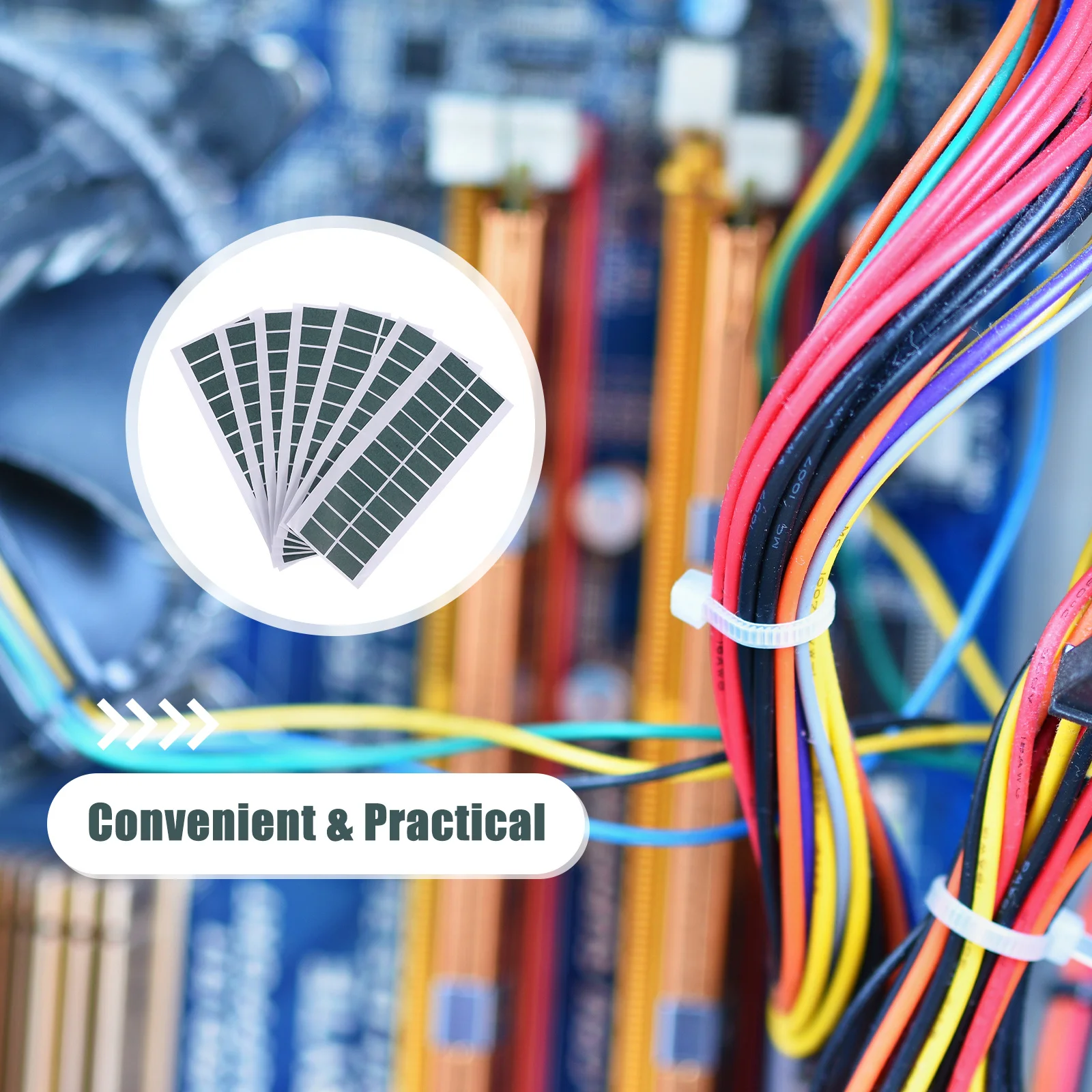 

10 Sheets Insulation Gaskets Adhesive Single-Sided Durable Safe Material Compact Size Insulated Paper Pads