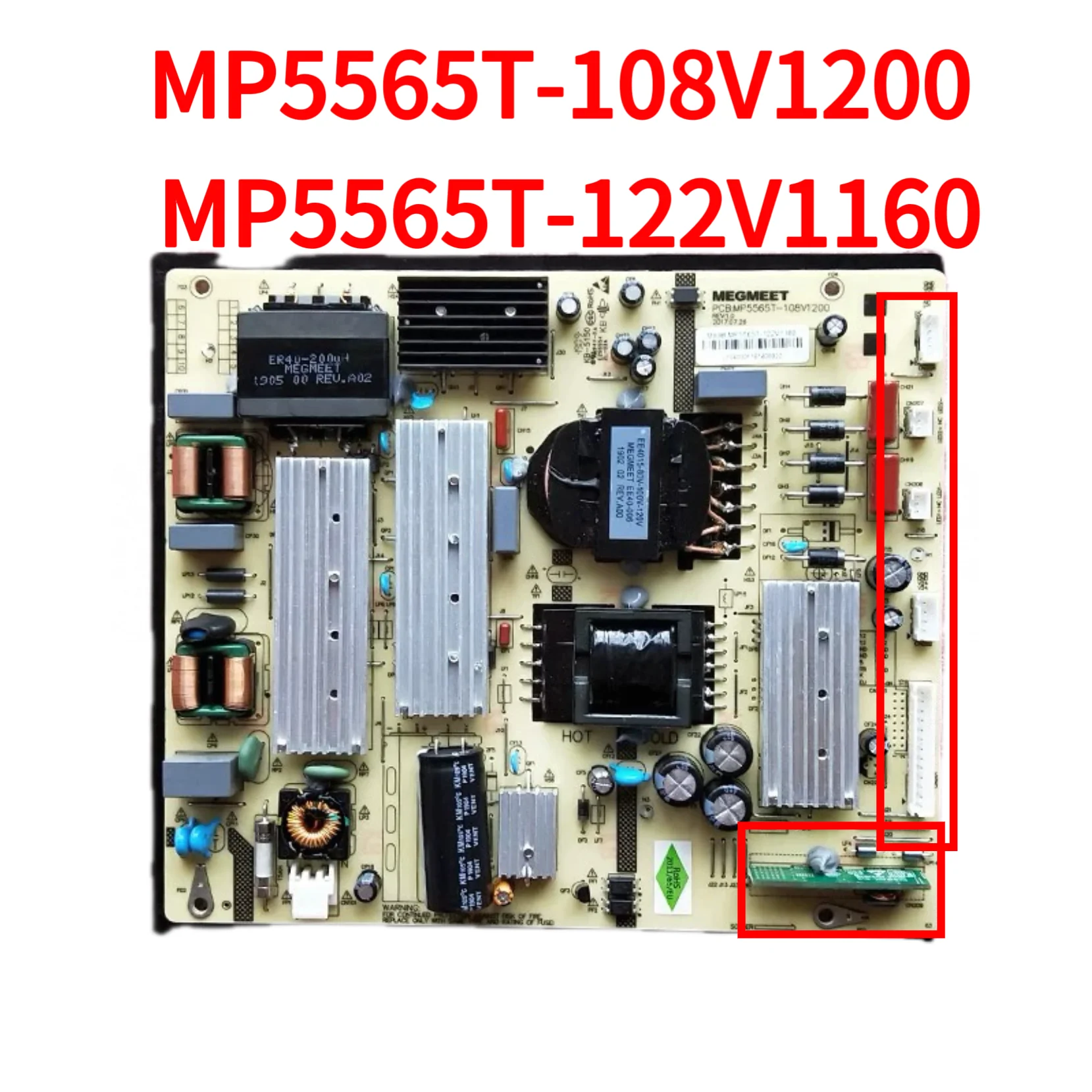 For MP5565T-108V1200 MP5565T-122V1160 power supply board good working
