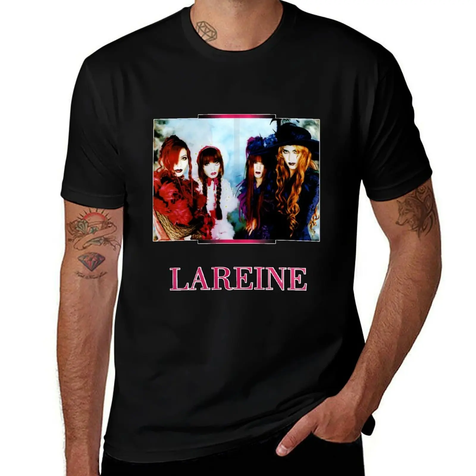 

LAREINE (Japanese rock band) - fianailles outfits T-Shirt t shirt man casual man tshirt cotton t shirt man T-Shirt