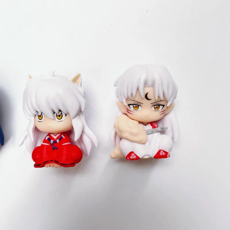 New Inuyasha Sesshoumaru Kagome Higurashi anime character figure 3D cartoon model personality magnet doll refrigerator magnet