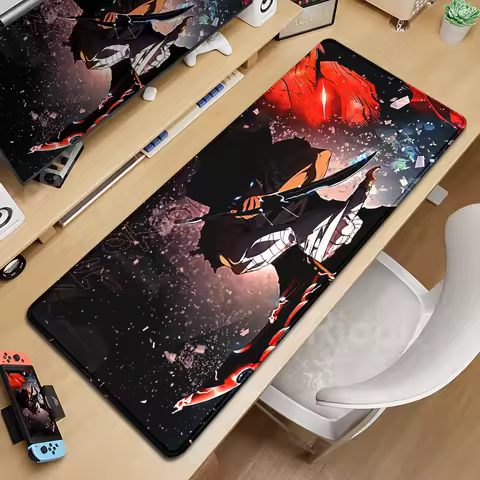 Large Mice Mat Anime Solo Leveling Gaming Accessories Rubber Mausepad 40x90cm Keyboard Mice Deskmat Computer Decoration Mousepad