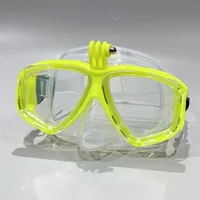 Professional Underwater Diving Mask Scuba Diving Goggles Are Suitable for GoPro Small Sports Camera All-dry Diving Glasses 4