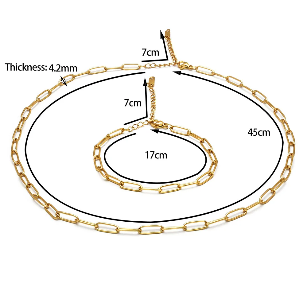 Dainty Gold Choker Bracelet Necklace for Women Girl Man Figaro Layered Paperclip Cuban Cable Gold Link Chain Choker Necklace